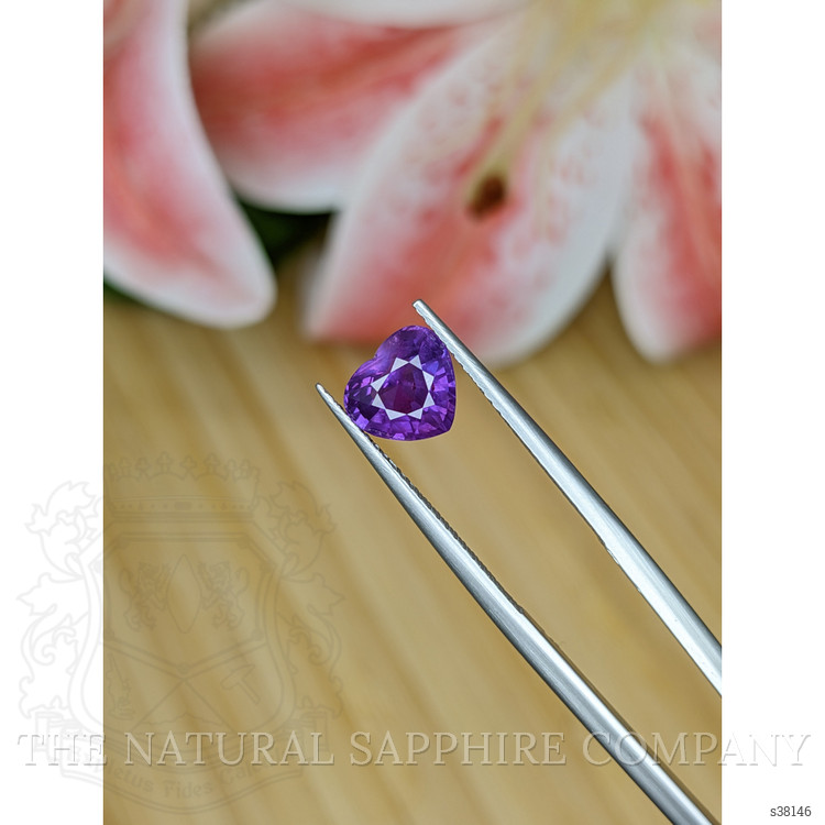2.17 Ct. Pinkish Purple Sapphire from Ceylon (Sri Lanka)
