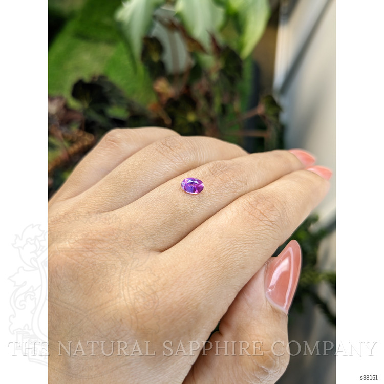 0.60 Ct. Purplish Pink Sapphire from Ceylon (Sri Lanka)