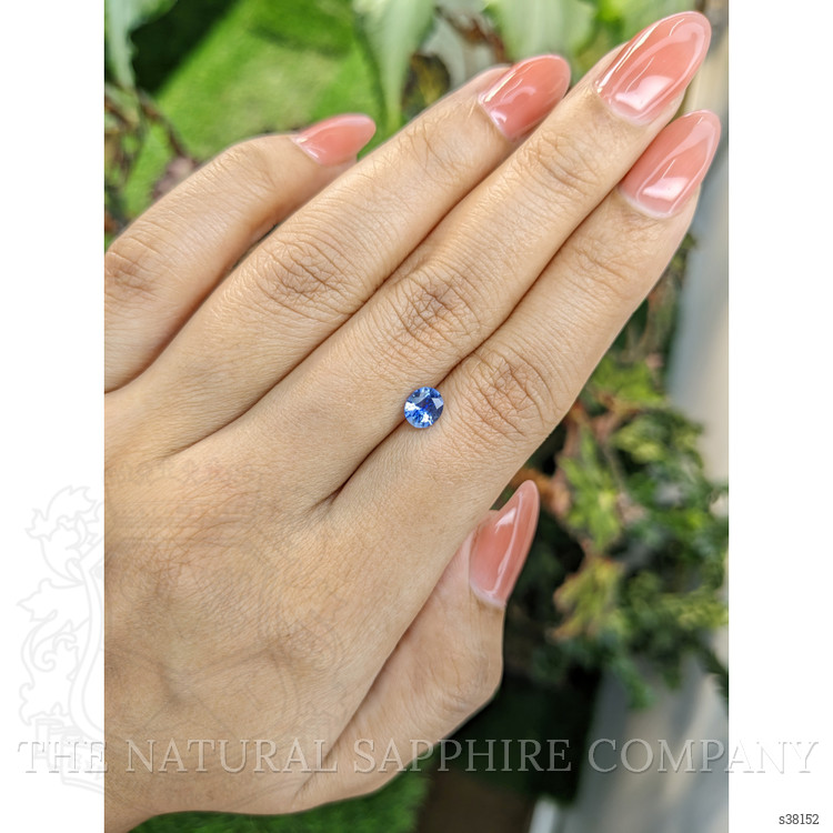 0.68 Ct. Blue Sapphire from Ceylon (Sri Lanka)