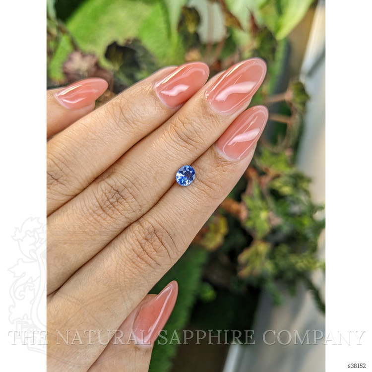 0.68 Ct. Blue Sapphire from Ceylon (Sri Lanka)
