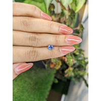 0.68 Ct. Blue Sapphire from Ceylon (Sri Lanka) Life Style