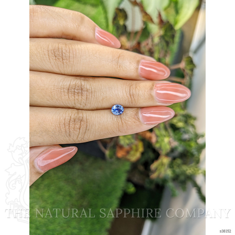 0.68 Ct. Blue Sapphire from Ceylon (Sri Lanka)