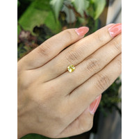 0.74 Ct. Yellow Sapphire from Ceylon (Sri Lanka) Life Style