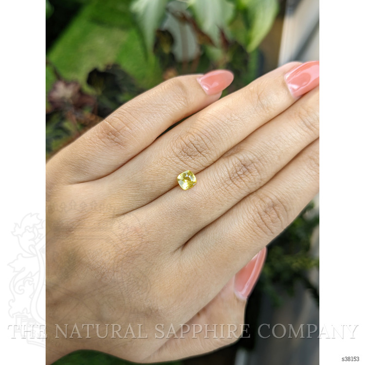 0.74 Ct. Yellow Sapphire from Ceylon (Sri Lanka)