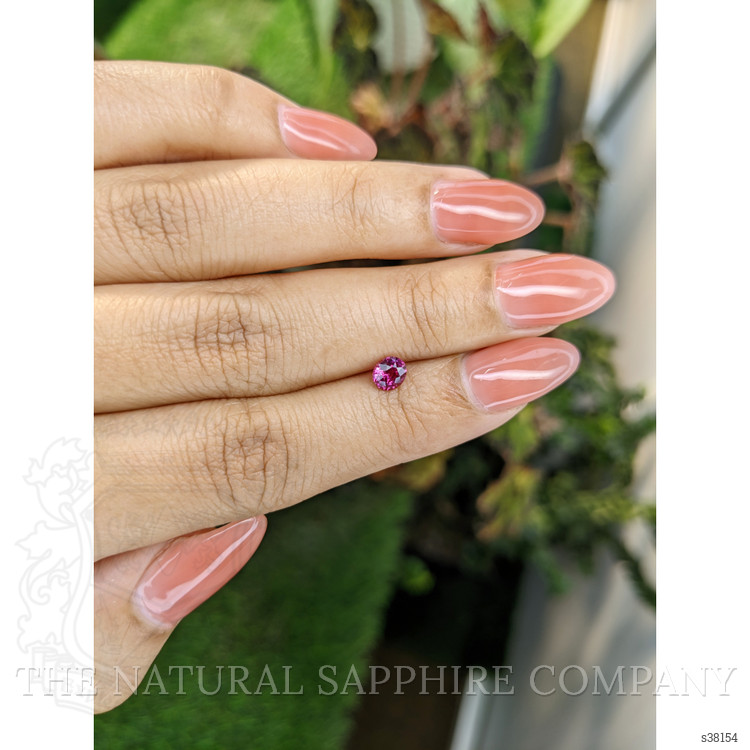 0.52 Ct. Reddish Pink Sapphire from Ceylon (Sri Lanka)