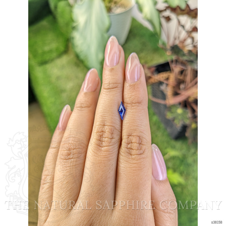 0.70 Ct. Blue Sapphire from Ceylon (Sri Lanka)