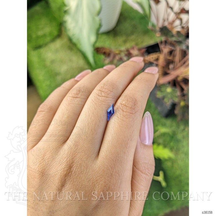 0.70 Ct. Blue Sapphire from Ceylon (Sri Lanka)