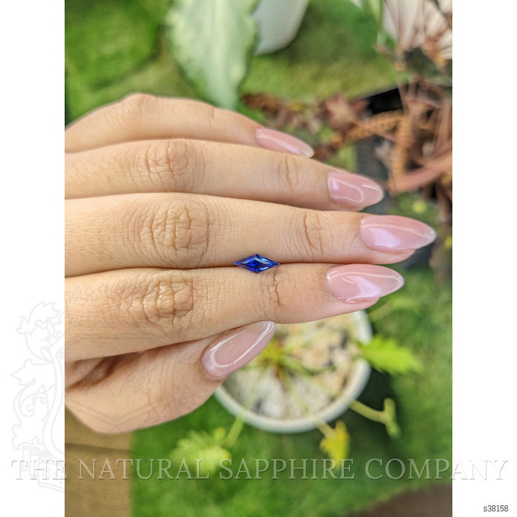 0.70 Ct. Blue Sapphire from Ceylon (Sri Lanka)