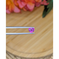 0.70 Ct. Purplish Pink Sapphire from Ceylon (Sri Lanka) Life Style