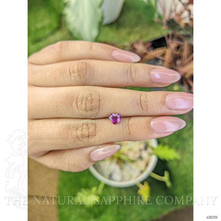 0.70 Ct. Purplish Pink Sapphire from Ceylon (Sri Lanka)