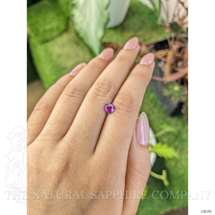 0.70 Ct. Purplish Pink Sapphire from Ceylon (Sri Lanka)