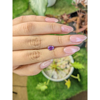 0.99 Ct. Pinkish Purple Sapphire from Ceylon (Sri Lanka) Life Style