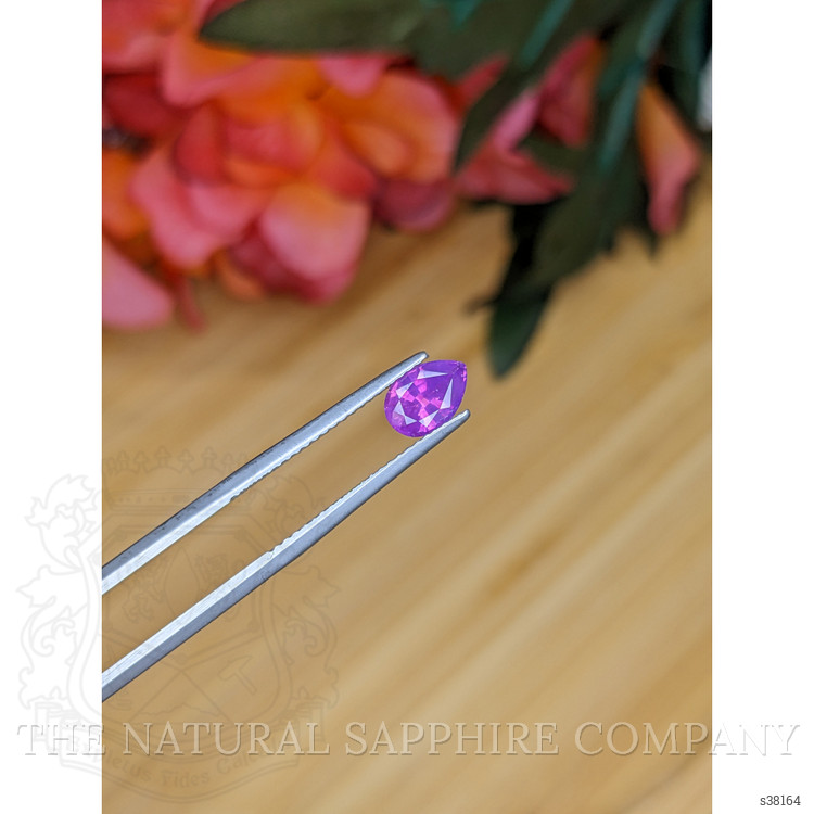 0.99 Ct. Pinkish Purple Sapphire from Ceylon (Sri Lanka)