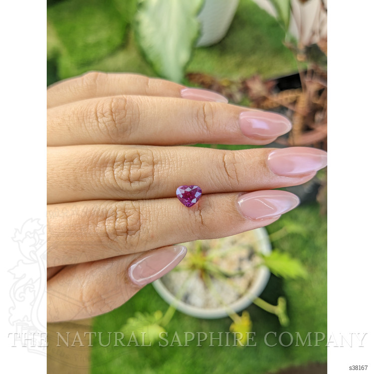 1.76 Ct. Purplish Pink Sapphire from Ceylon (Sri Lanka)