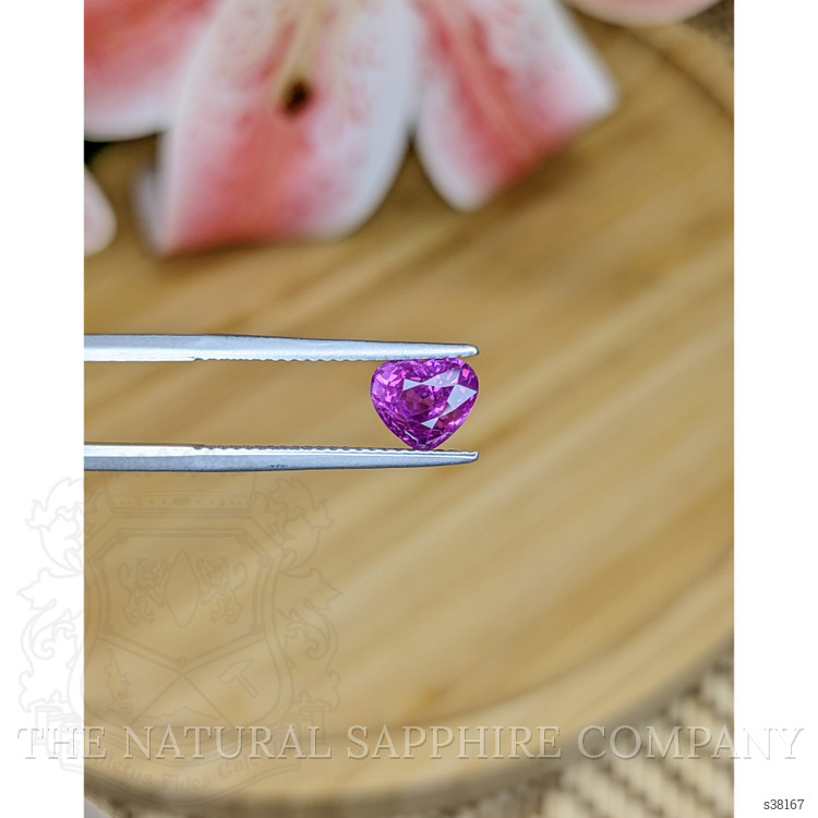 1.76 Ct. Purplish Pink Sapphire from Ceylon (Sri Lanka)