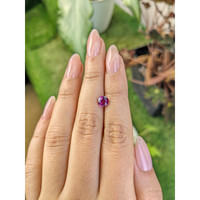 1.15 Ct. Purplish Pink Sapphire from Ceylon (Sri Lanka) Life Style