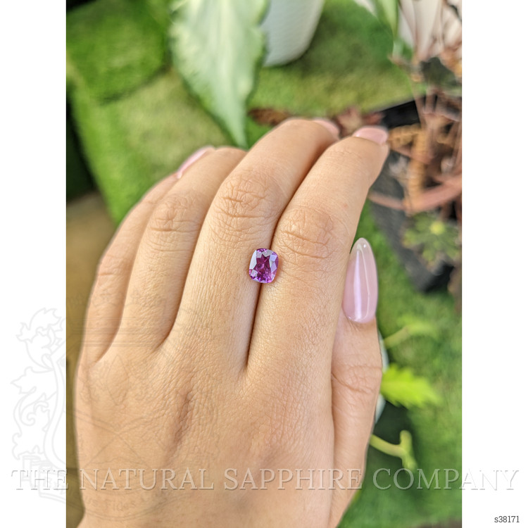 1.56 Ct. Purplish Pink Sapphire from Ceylon (Sri Lanka)