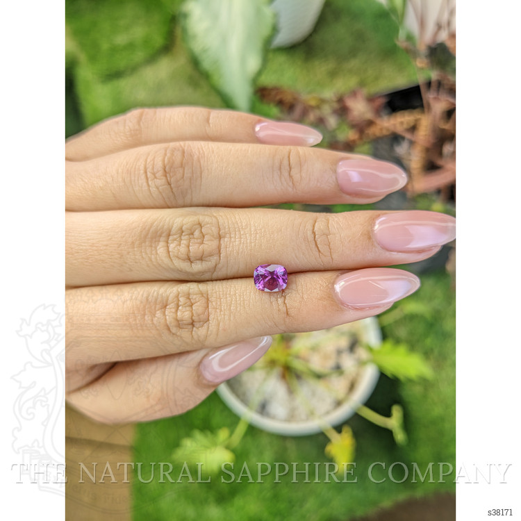 1.56 Ct. Purplish Pink Sapphire from Ceylon (Sri Lanka)