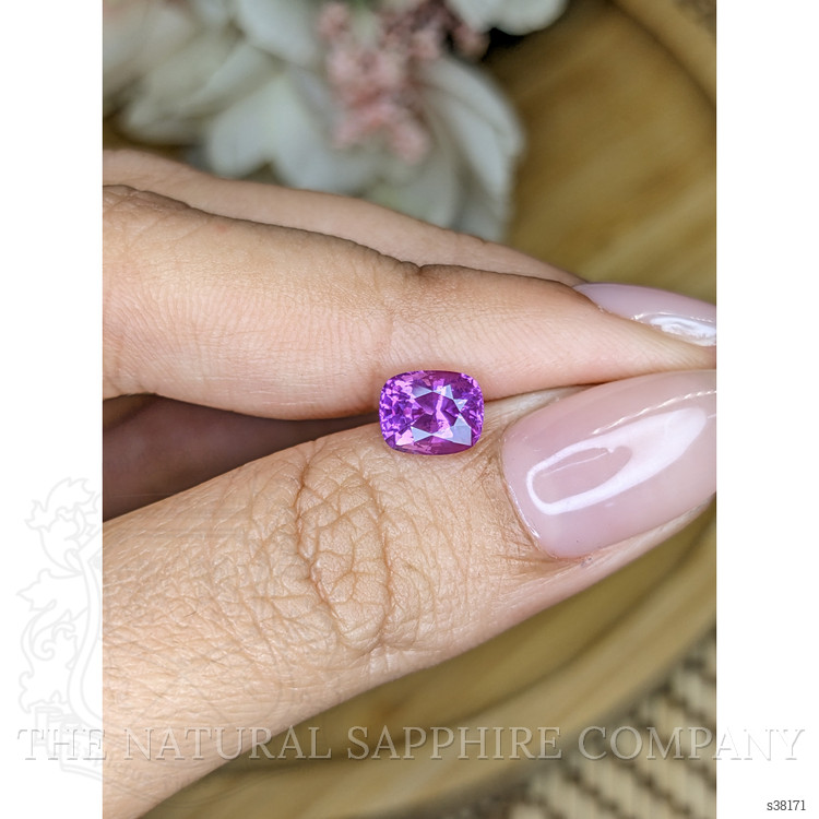 1.56 Ct. Purplish Pink Sapphire from Ceylon (Sri Lanka)