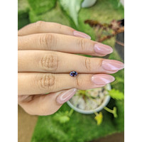 0.73 Ct. Purple Sapphire from Ceylon (Sri Lanka) Life Style