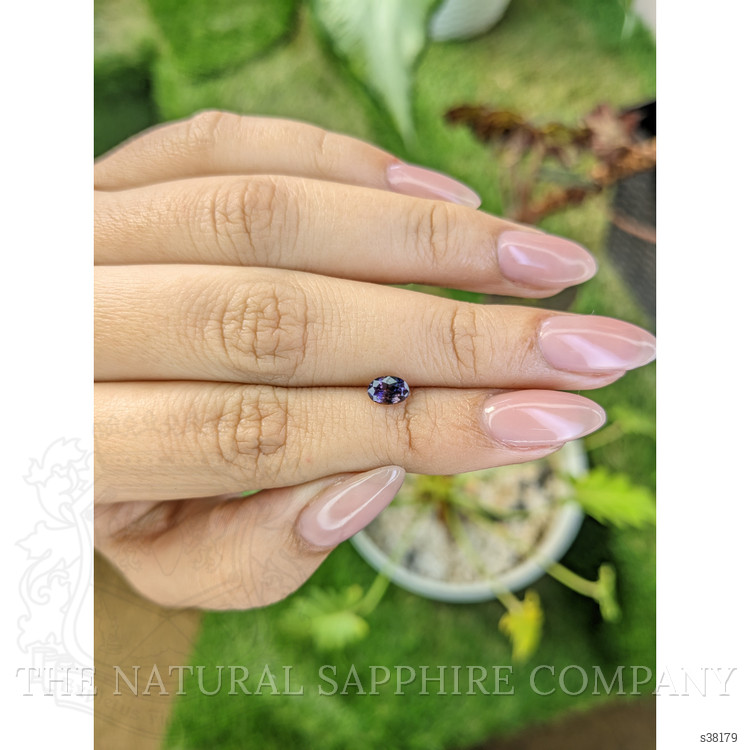 0.73 Ct. Purple Sapphire from Ceylon (Sri Lanka)
