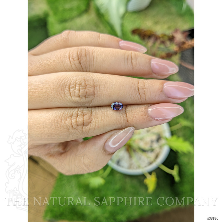 0.62 Ct. Pinkish Purple Sapphire from Ceylon (Sri Lanka)