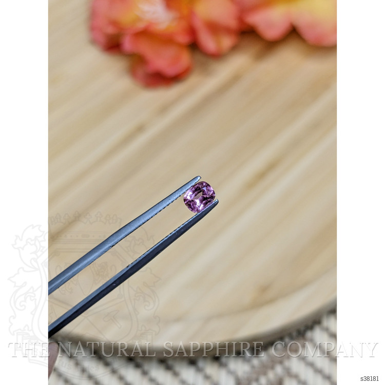 0.46 Ct. Purplish Pink Sapphire from Ceylon (Sri Lanka)
