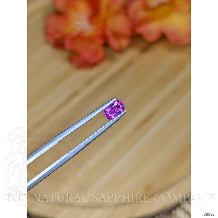 0.55 Ct. Pinkish Purple Sapphire from Ceylon (Sri Lanka)