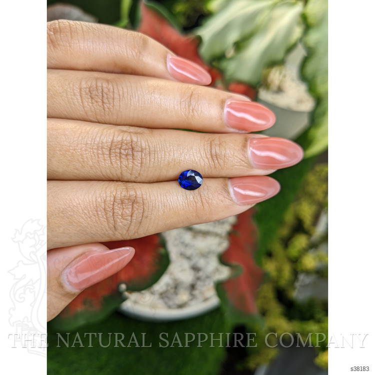 1.17 Ct. Blue Sapphire from Ceylon (Sri Lanka)