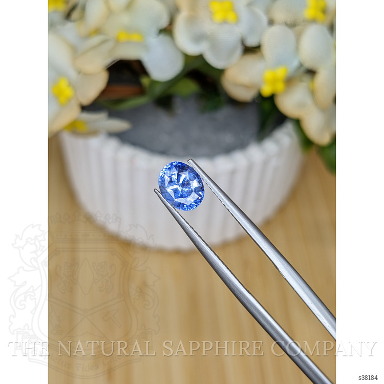 1.44 Ct. Blue Sapphire from Ceylon (Sri Lanka)