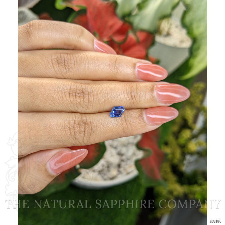 0.94 Ct. Blue Sapphire from Ceylon (Sri Lanka)