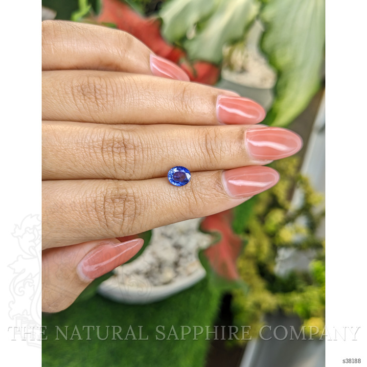 1.04 Ct. Blue Sapphire from Ceylon (Sri Lanka)