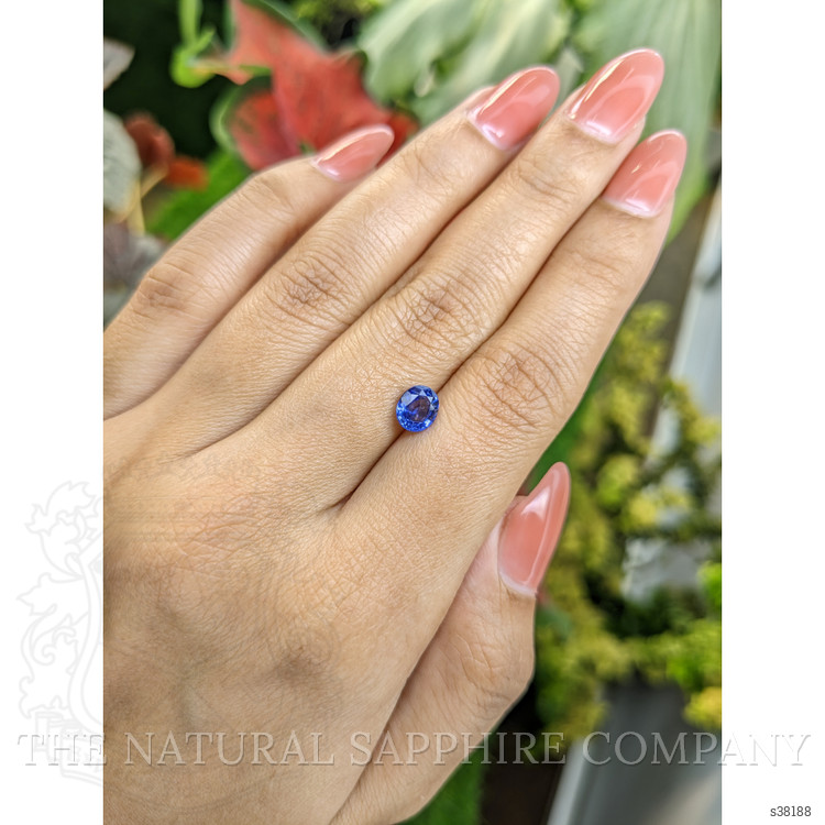 1.04 Ct. Blue Sapphire from Ceylon (Sri Lanka)