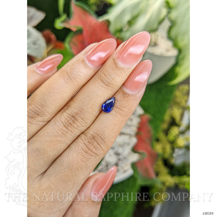 1.65 Ct. Blue Sapphire from Ceylon (Sri Lanka)