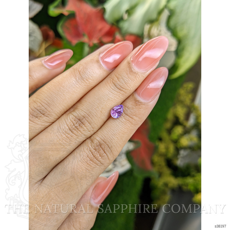 1.00 Ct. Pinkish Purple Sapphire from Ceylon (Sri Lanka)