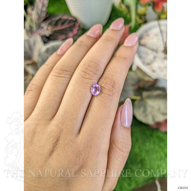 1.11 Ct. Purplish Pink Sapphire from Ceylon (Sri Lanka)