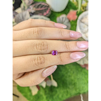 0.96 Ct. Purplish Pink Sapphire from Ceylon (Sri Lanka) Life Style