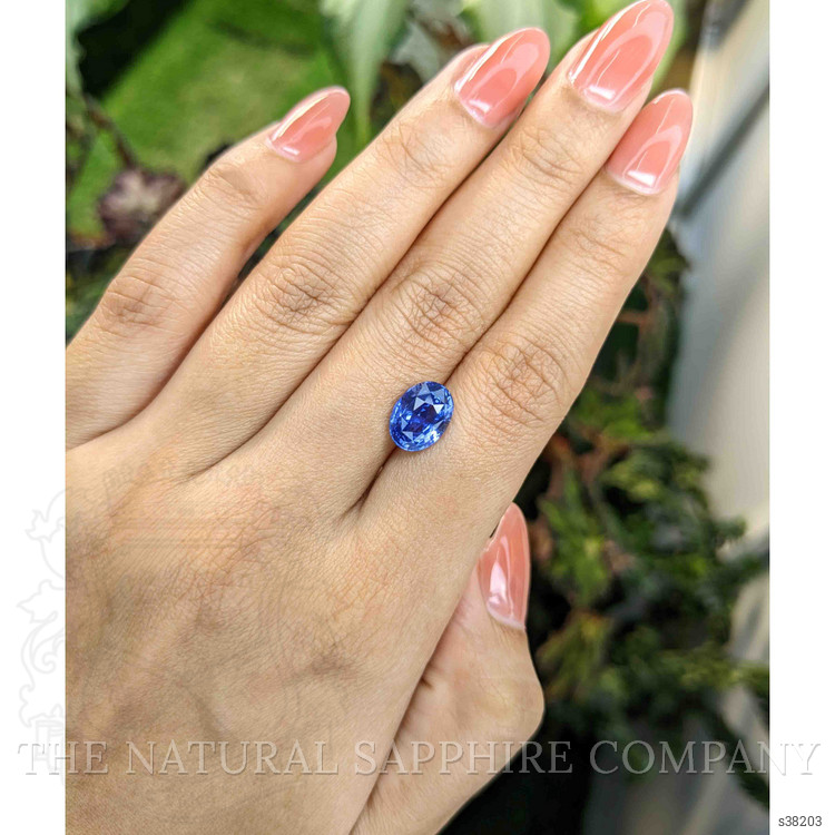 3.54 Ct. Blue Sapphire from Ceylon (Sri Lanka)