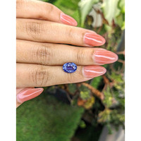 3.54 Ct. Blue Sapphire from Ceylon (Sri Lanka) Life Style