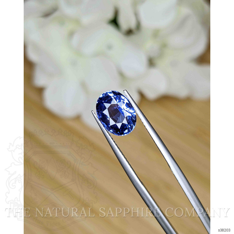 3.54 Ct. Blue Sapphire from Ceylon (Sri Lanka)
