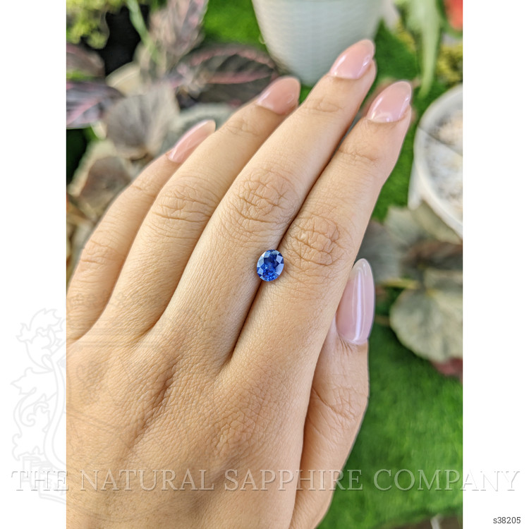 1.08 Ct. Blue Sapphire from Ceylon (Sri Lanka)