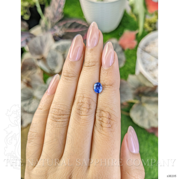 1.08 Ct. Blue Sapphire from Ceylon (Sri Lanka)