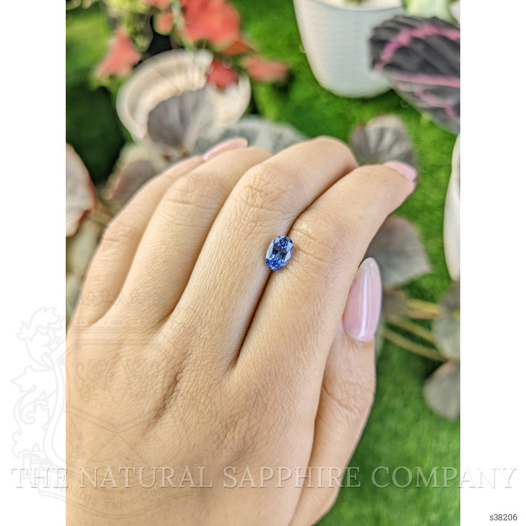 1.05 Ct. Blue Sapphire from Ceylon (Sri Lanka)