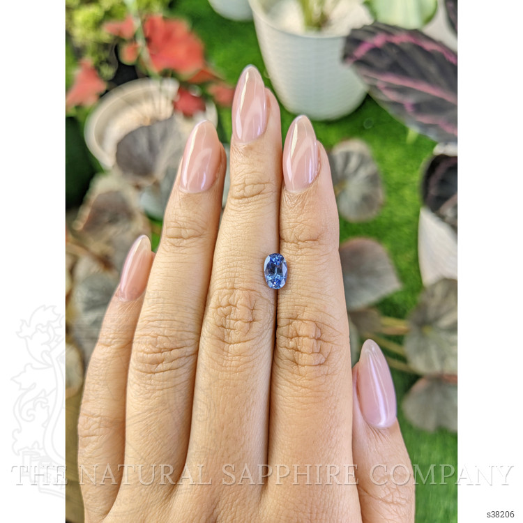 1.05 Ct. Blue Sapphire from Ceylon (Sri Lanka)