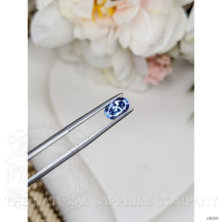 1.05 Ct. Blue Sapphire from Ceylon (Sri Lanka)