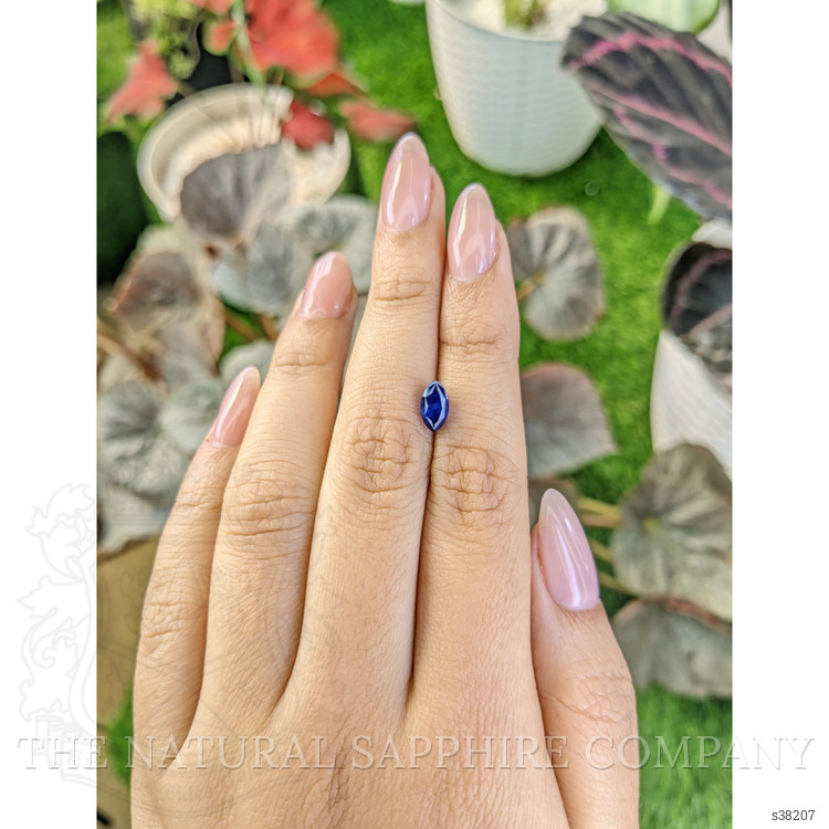 1.37 Ct. Blue Sapphire from Ceylon (Sri Lanka)