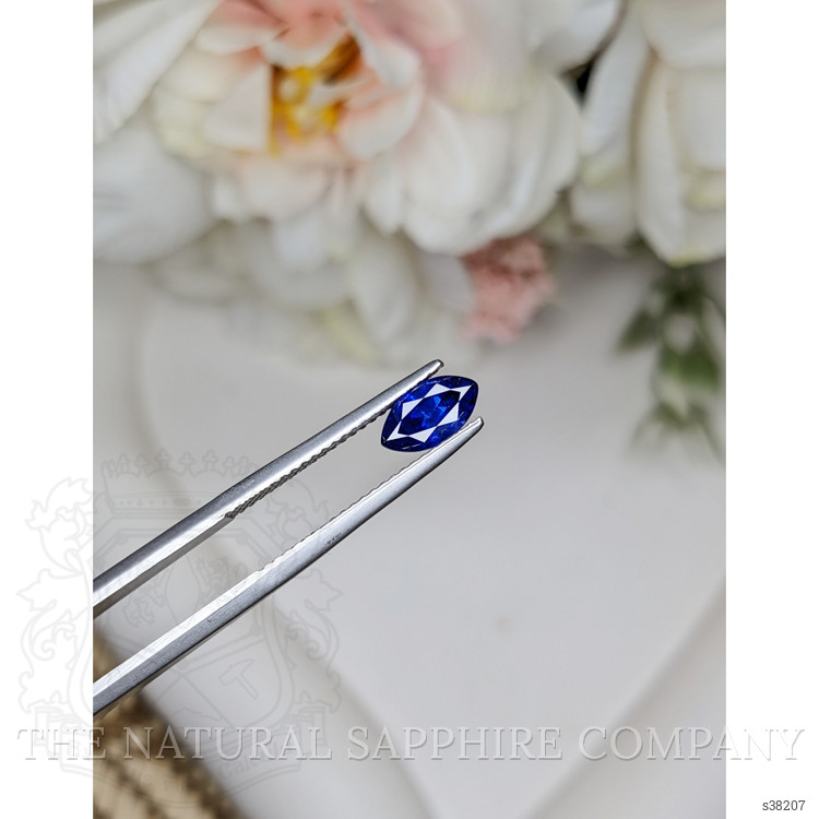 1.37 Ct. Blue Sapphire from Ceylon (Sri Lanka)