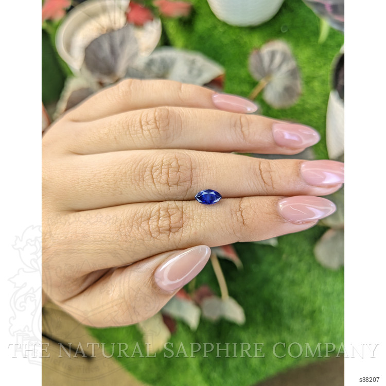 1.37 Ct. Blue Sapphire from Ceylon (Sri Lanka)