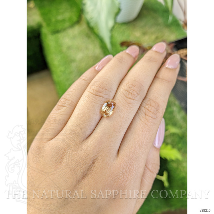 3.30 Ct. Peach Sapphire from Ceylon (Sri Lanka)
