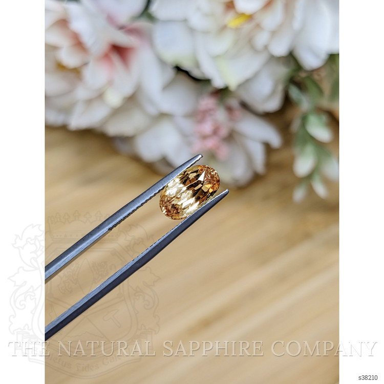 3.30 Ct. Peach Sapphire from Ceylon (Sri Lanka)